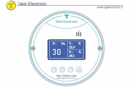 ترانسمیتر دما،رطوبت و فشار مودباس مدل MBS-THP500-D128